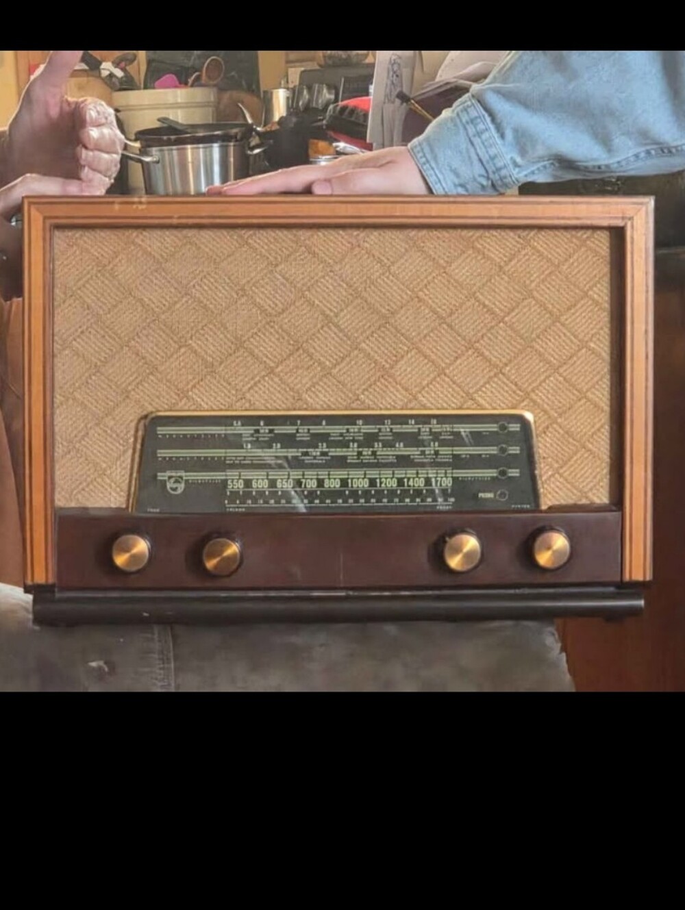 Vintage Philips Tube Radio Type 294.